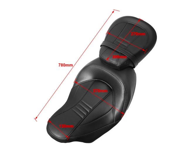 JUEGO DE ASIENTOS COMPLETO PARA HARLEY CVO TOURING 09-21 . GRADO B