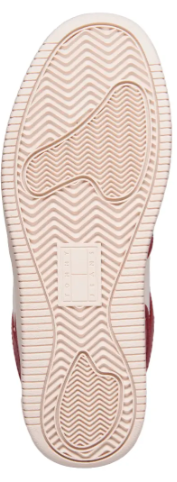 TENIS TOMMY JEANS PARA MUJER EN0EN02505 MAGMA RED LISA 25 MX GRADO B