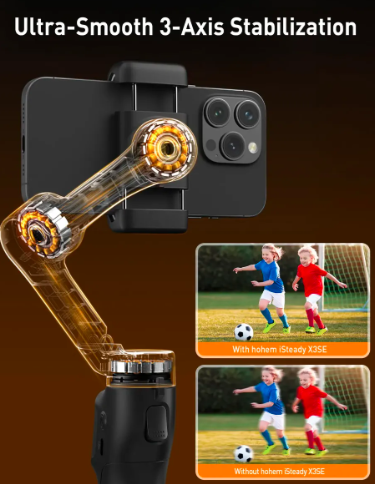 GIMBAL HOHEM STEADYX3 ANTIVIBRACIÓN PLEGABLE  GRADO A