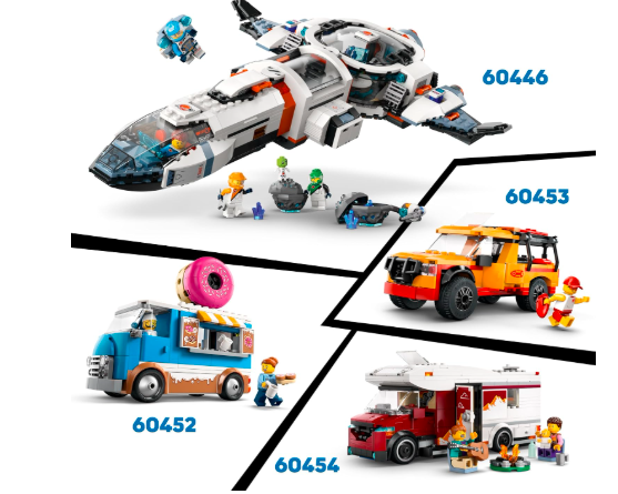 CAMIÓN DE DONAS LEGO CITY - JUGUETE DE CONSTR GRADO A