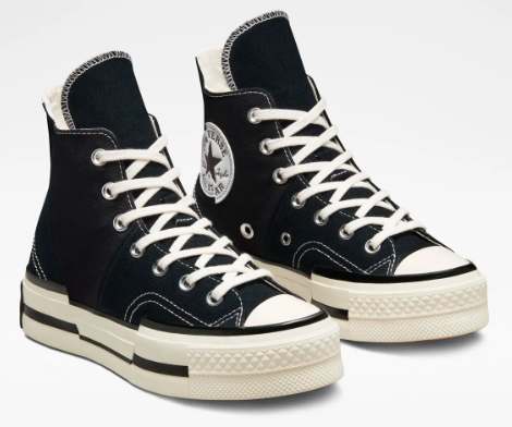 TENIS CONVERSE CHUCK 70 PLUS A00916C SIN GÃ©NERO NEGRO LISO 25 CM GRADO B
