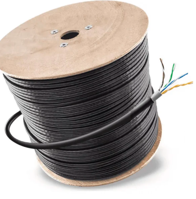 BOBINA DE CABLE UTP RED CAT5E EXTERIOR BLINDADO DOBLE FORRO GRADO A