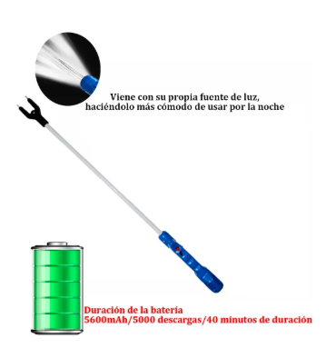 Chicharra Arreadora Ganado Inmovilizador Recargable 100cm 14076 GRADO B
