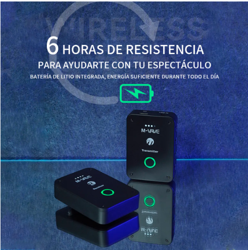 SISTEMA DE MONITOREO INALAMBRICO M-VAVE MICRÃ³FONO WP-9