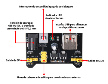 Rexqualis kit de componente electrico con modulo fuente de poder cable de puente 830 Grado B
