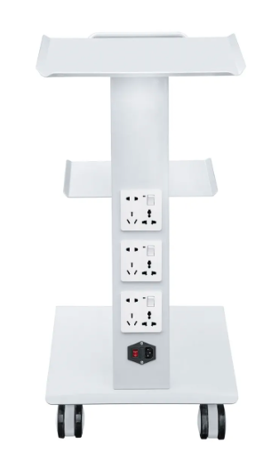 MESA MÃ³VIL ESCUELAS RUEDAS GIRATORIAS 3 ENCHUFES SEPARADOS GRADO B