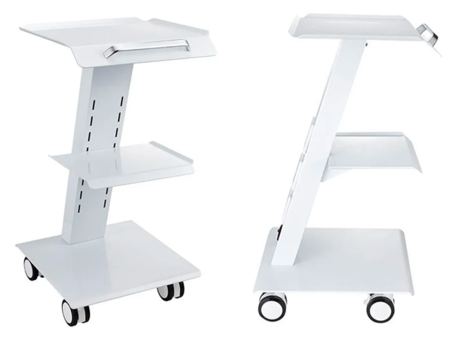 MESA MÃ³VIL ESCUELAS RUEDAS GIRATORIAS 3 ENCHUFES SEPARADOS GRADO B