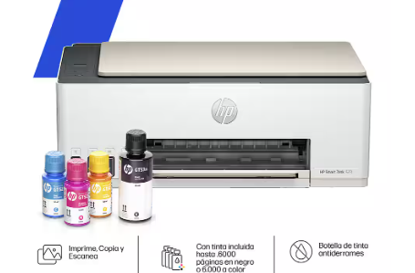 Impresora Multifuncional Smart Tank 523 Tinta Continua Hp SGT GRADO B - TiendaKomet México