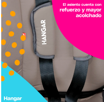 AUTOASIENTO COSCO HANGAR GRIS  GRADO B - TiendaKomet México