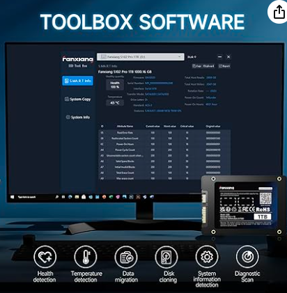 INTERNO FANXIANG S101 1TB NEGRO GRADO B