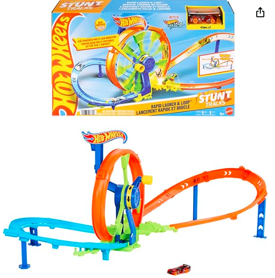 HOT WHEELS ACTION PISTA DE JUGUETE DESAFÃ­O TURBINA DE ACCIÃ³N GRADO B