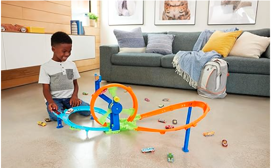 HOT WHEELS ACTION PISTA DE JUGUETE DESAFÃ­O TURBINA DE ACCIÃ³N GRADO B