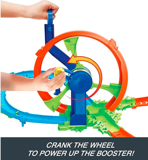 HOT WHEELS ACTION PISTA DE JUGUETE DESAFÃ­O TURBINA DE ACCIÃ³N GRADO B