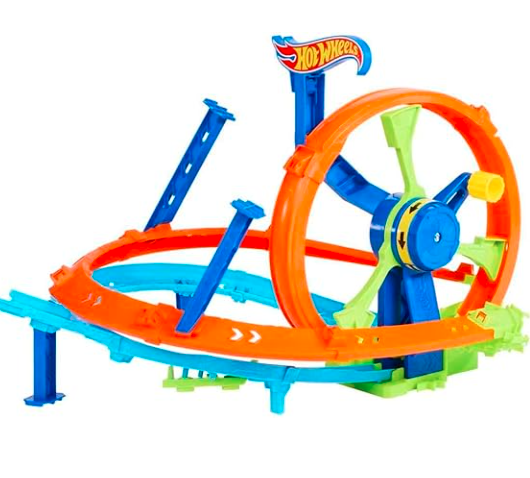 HOT WHEELS ACTION PISTA DE JUGUETE DESAFÃ­O TURBINA DE ACCIÃ³N GRADO B
