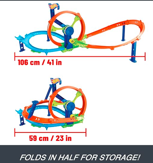 HOT WHEELS ACTION PISTA DE JUGUETE DESAFÃ­O TURBINA DE ACCIÃ³N GRADO B