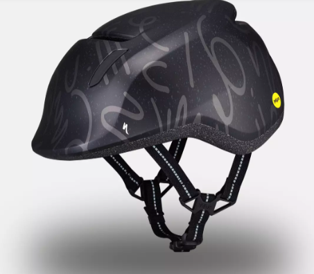CASCO PARA BICICLETA SPECIALIZED MIO 2 COLOR BLACK/SMOKE GRAPHIC TALLA TDLR