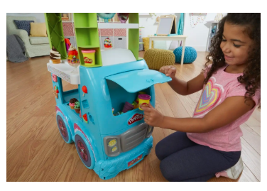 MASA PLAY-DOH KITCHEN CREATIONS SÃºPER CAMIÃ³N DE HELADOS COLOR MULTICOLOR GRADO B