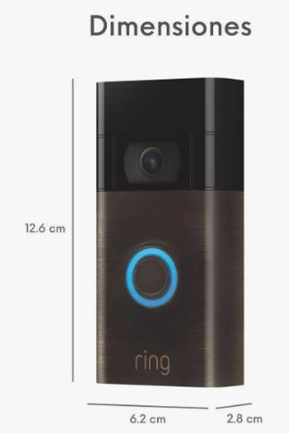 timbre con cámara ring video doorbell 2da gen GRADO B