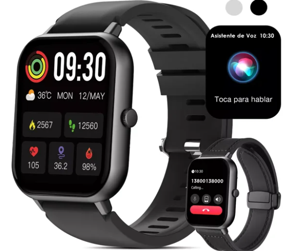 RELOJ INTELIGENTE PARA EL SEGUIMIENTO DE DATOS DE EJERCICIO | RECEPCIÓN, CONVERSIÓN Y RED INALÁMBRICA COLOR DORADO GRADO B