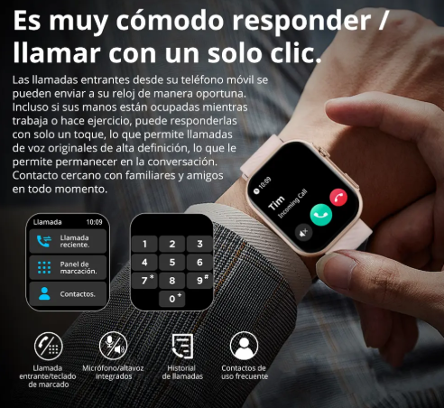 RELOJ INTELIGENTE PARA EL SEGUIMIENTO DE DATOS DE EJERCICIO | RECEPCIÓN, CONVERSIÓN Y RED INALÁMBRICA COLOR PLATA GRADO B