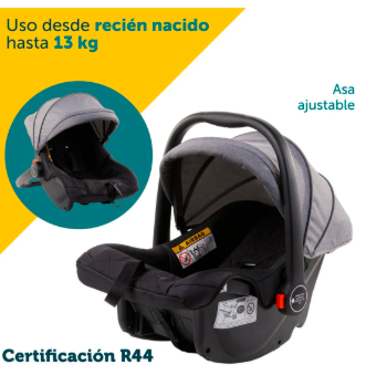 SISTEMA DE VIAJE CARRIOLA 3-EN-1 SAFETY 1ST SIT & GO GRIS NEGRO GRADO B