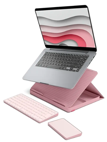 KIT DE ESCRITORIO PLEGABLE LOGITECH CASA WORK GRADO A