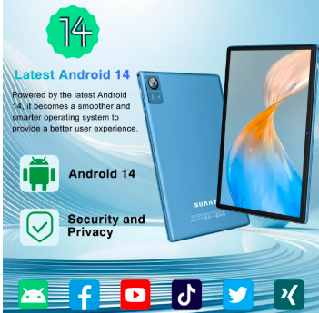 ANDROID 14 TABLET 22GB + 128GB WIFI 5G OCTA-CORE CON MOUSE GRADO B