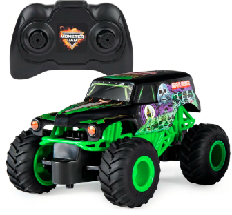 MONSTER JAM GRAVE DIGGER POR CONTROL REMOTO A ESCALA 1:15 COLOR MULTICOLOR GRADO B