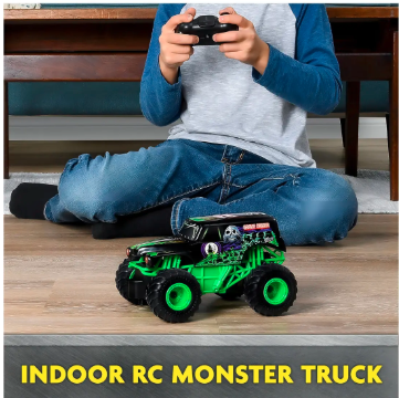 MONSTER JAM GRAVE DIGGER POR CONTROL REMOTO A ESCALA 1:15 COLOR MULTICOLOR GRADO B