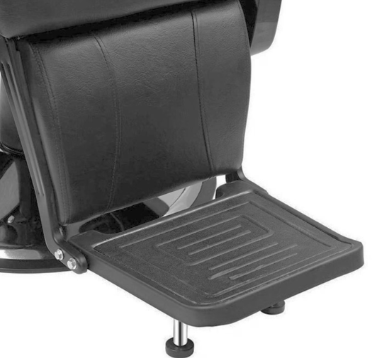 SILLON BARBERO HIDRÁULICO PELUQUERÍA GADNIC RETRO SBARB01N NEGRO RECLINABLE REDONDA GRADO B