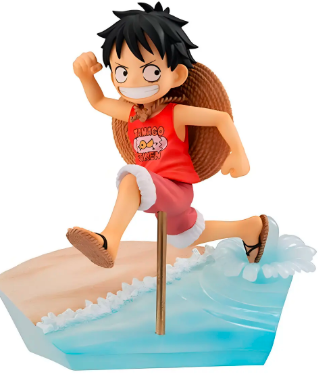 FIGURA DE ACCIÓN G.E.M. SERIES ONE PIECE MONKEY D LUFFY CORRIENDO BANDAI GRADO B