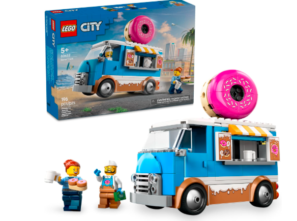 CAMIÓN DE DONAS LEGO CITY - JUGUETE DE CONSTR GRADO A