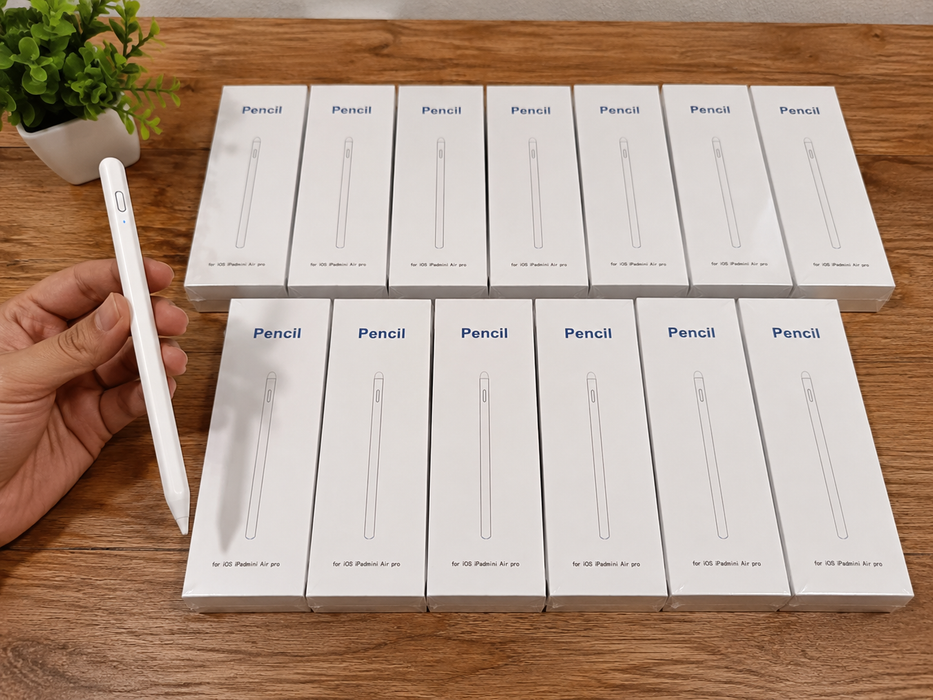 ✨ LAPIZ OPTICO STYLUS PLUMA PARA IPAD CARGA RAPIDA LOTE 15 PIEZAS ✨ GRADO B