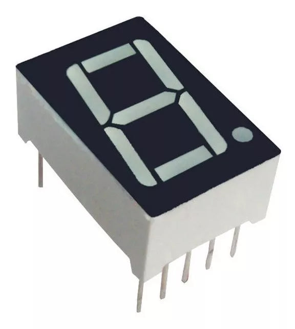 display de 7 segmentos anodo catodo 5 pzas GRADO B