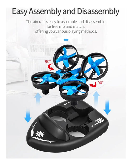 uav de control remoto tres en uno de agua tierra y aire 1