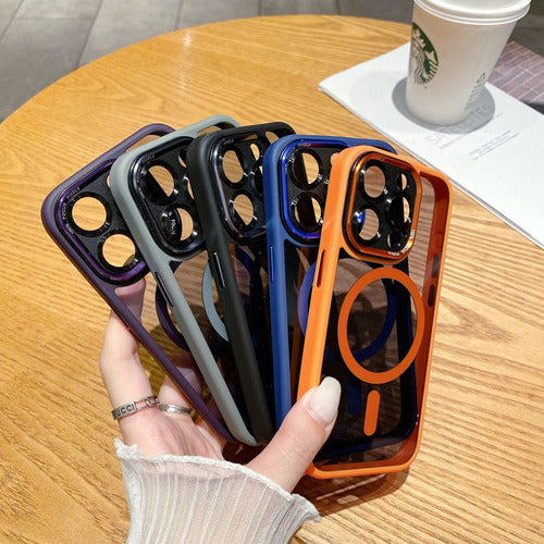 funda para Iphone TPU magsafe uso rudo protector camara 1