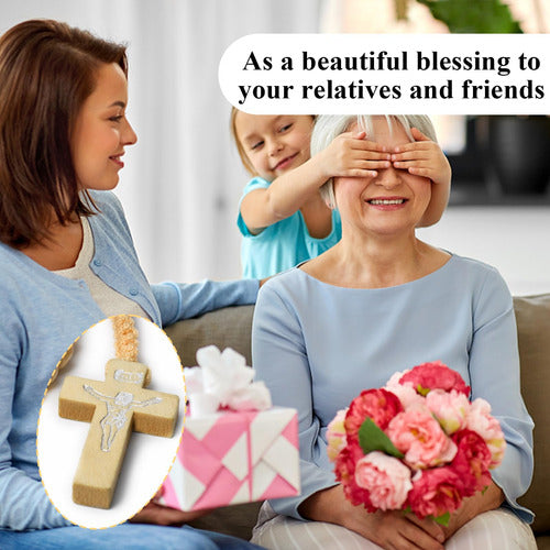 Rosarios Madera Recuerdo Religioso Celebracion Regalo