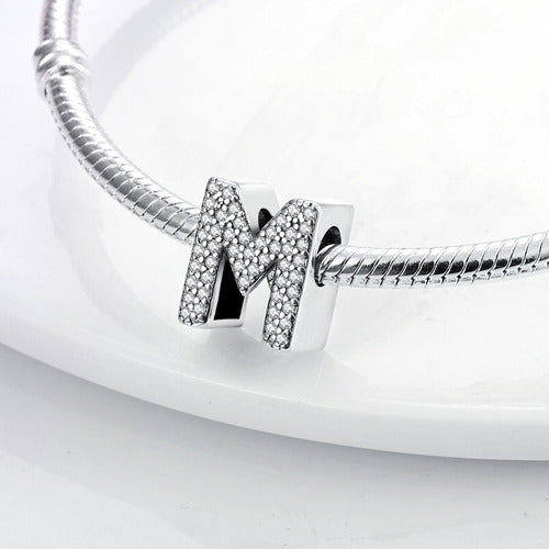 collar dje alphabet charms de plata s925 con letras az 2
