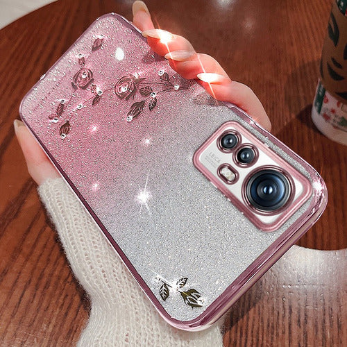 brillo brillante carcasa cute funda para xiaomi correas
