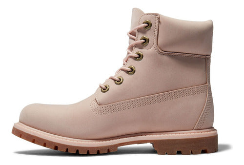 botas timberland rosa icónica impermeable tb0a5srf662 mujer TALLA 26.5 Grado A