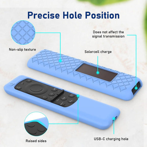 Funda Remote Control Para Samsung Tv Bn59-01432a Solar Carga 3314