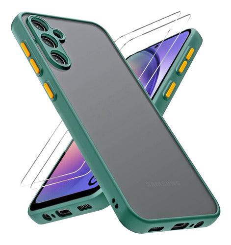 FUNDA SILICONA CASE FOR SAMSUNG A05 A15 A25 A35 A55+ 2 MICAS