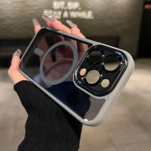 funda para Iphone TPU magsafe uso rudo protector camara 1