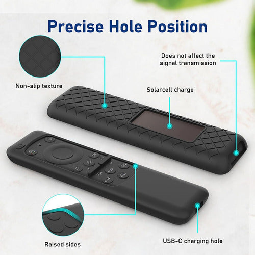 Funda Remote Control Para Samsung Tv Bn59-01432a Solar Carga 3314