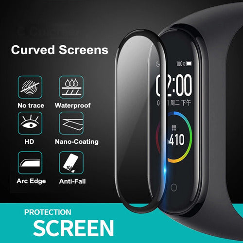 3 Piezas Mica Protectora De Pantalla Para Xiaomi Band 7/8