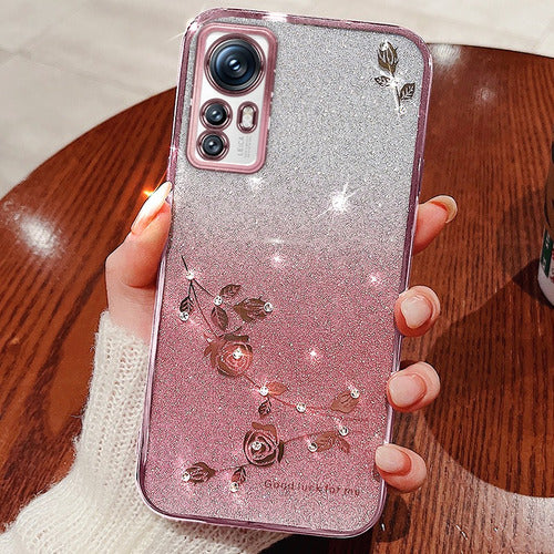 brillo brillante carcasa cute funda para xiaomi correas
