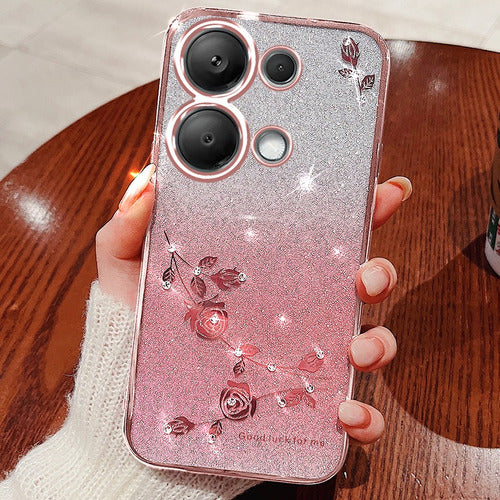 brillo brillante carcasa cute funda para xiaomi correas