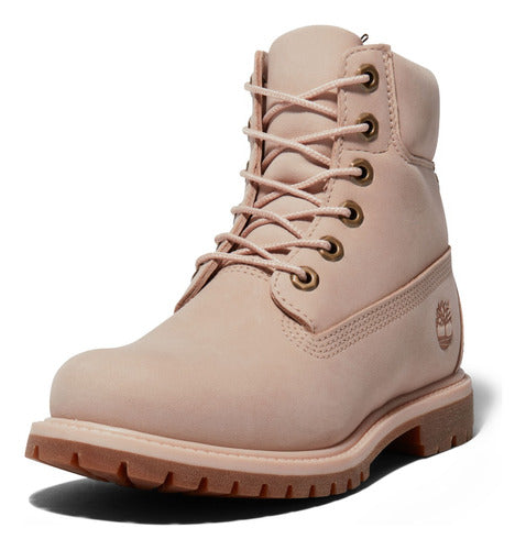 botas timberland rosa icónica impermeable tb0a5srf662 mujer TALLA 26.5 Grado A