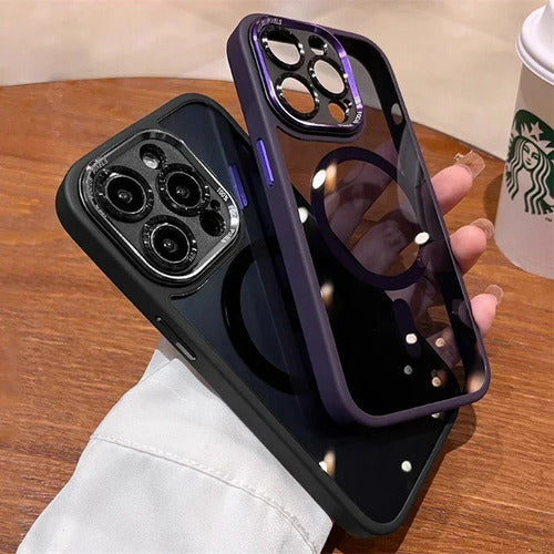 funda para Iphone TPU magsafe uso rudo protector camara 1
