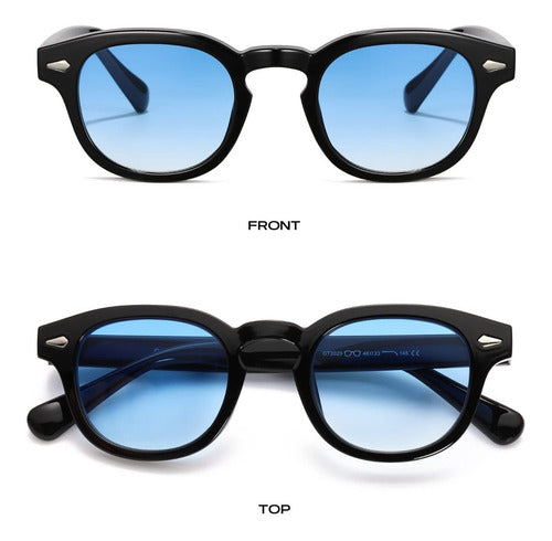 Gafas De Sol Johnny Depp Redondas Vintage ProtecciOn Uv400